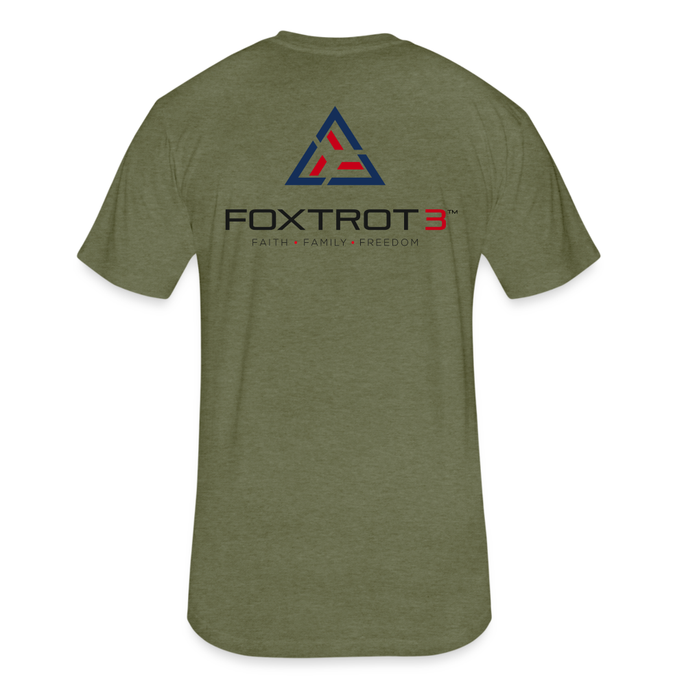 FOXTROT3 “Military Stencil” - heather military green