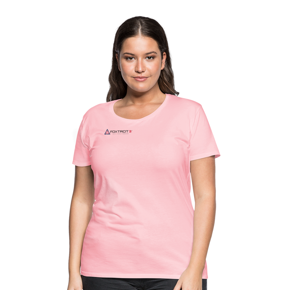 FOXTROT3 Women's "Classic" Dark Logo - pink