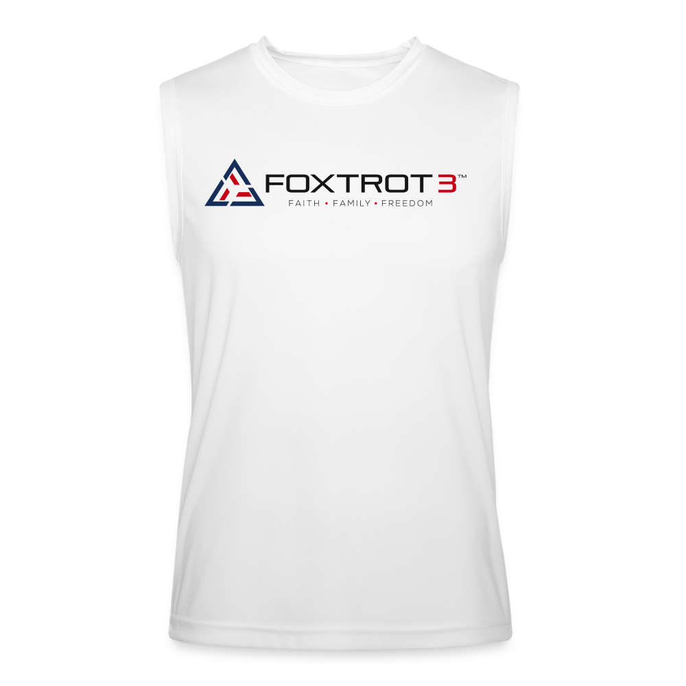Men’s Performance Sleeveless Shirt - white