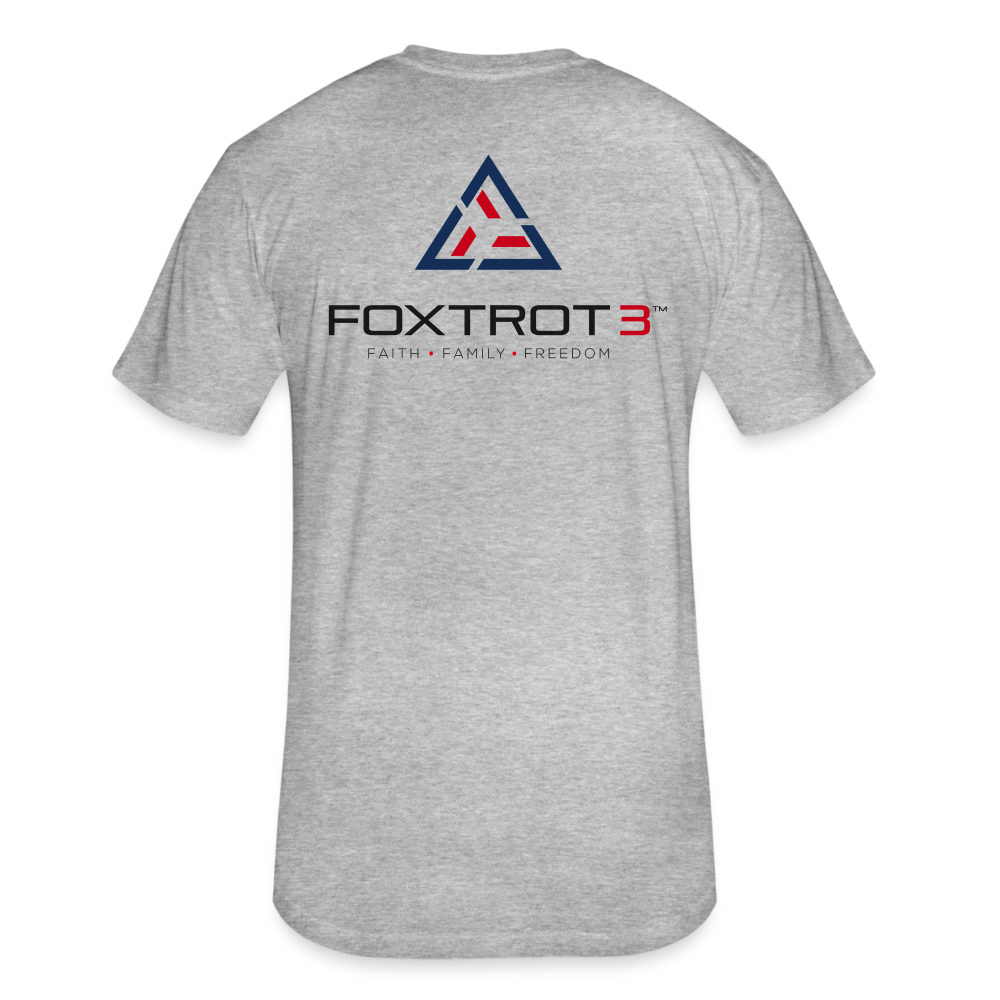 FOXTROT3 “Military Stencil” - heather gray