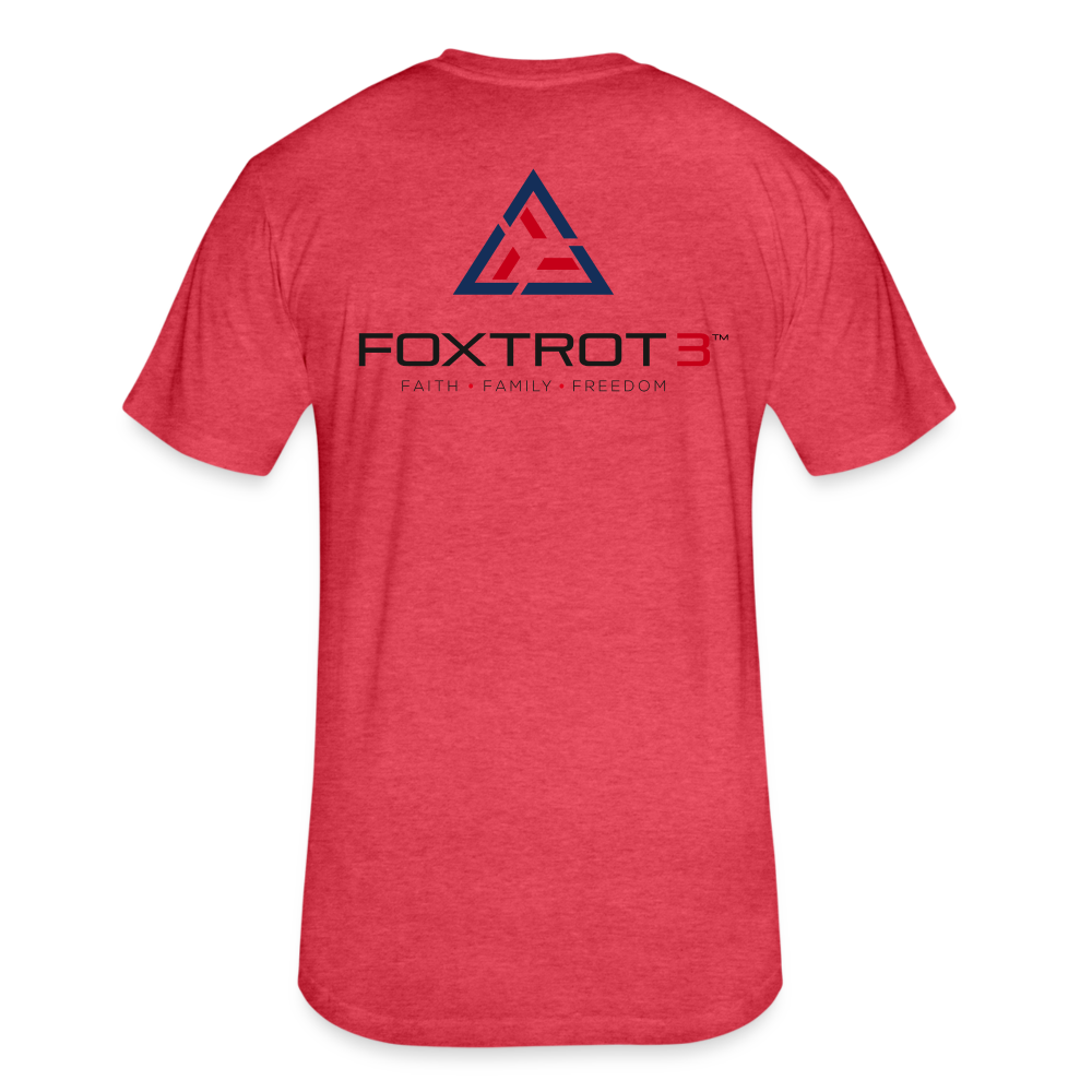 FOXTROT3 “Military Stencil” - heather red