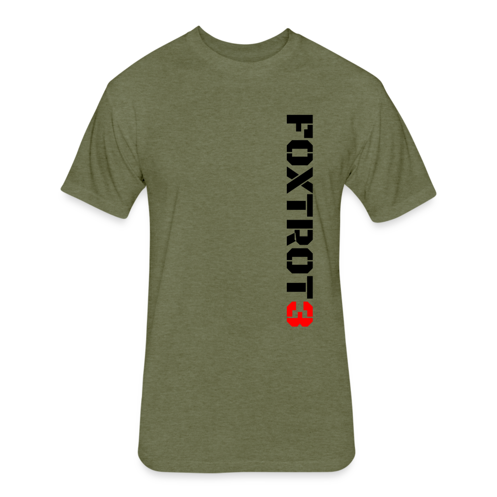 FOXTROT3 “Military Stencil” - heather military green