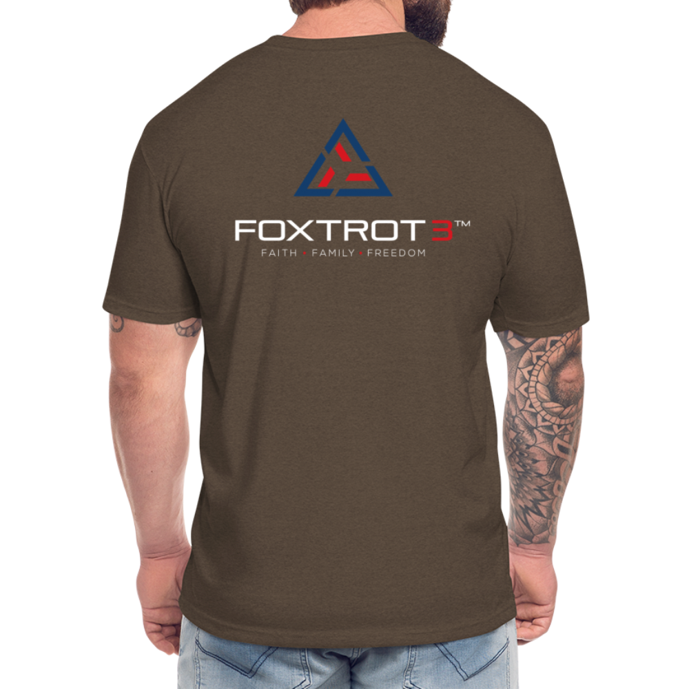 FOXTROT3 “Classic” Light Logo - heather espresso