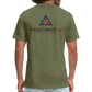 FOXTROT3 “Classic” Dark Logo - heather military green