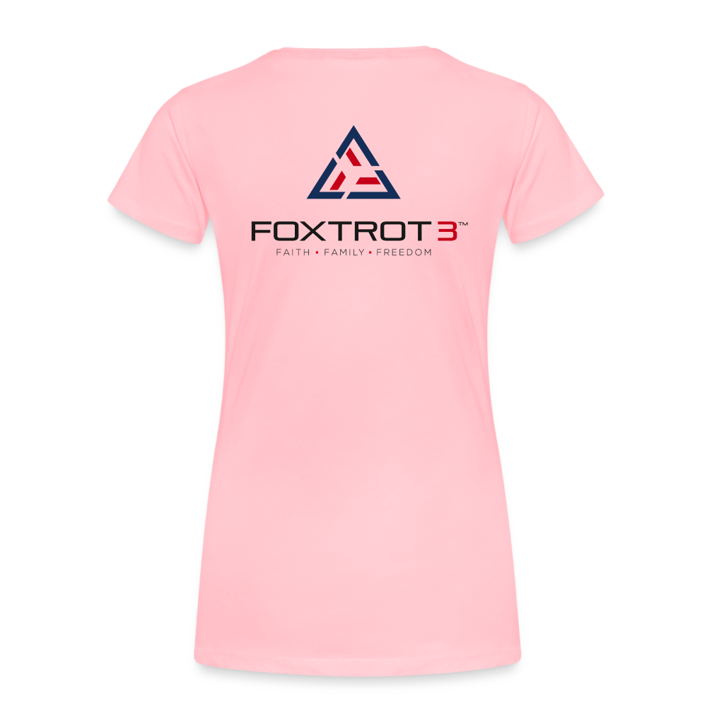 FOXTROT3 Women's "Classic" Dark Logo - pink